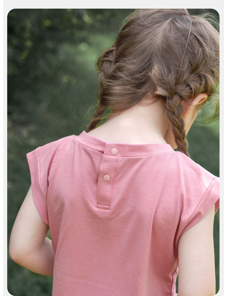 女宝宝无袖连衣裙夏季莫代尔棉女童衣服休闲外出裙子儿童夏装