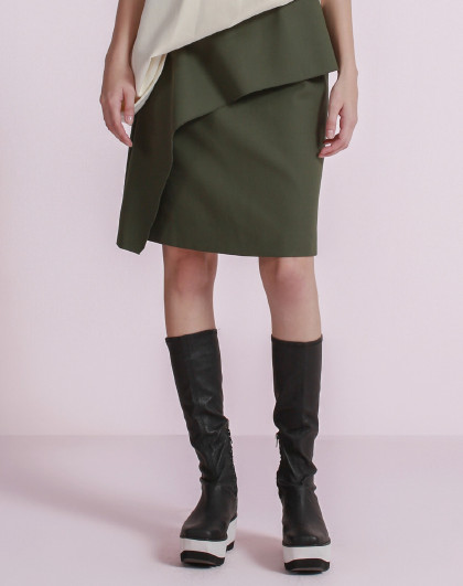 zhuchongyun朱崇恽2019冬新款原创设计女装拼接不